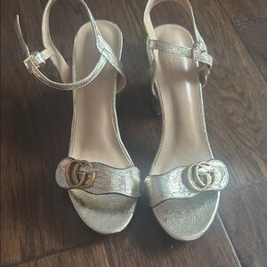 Gucci Women's Gold Sandals